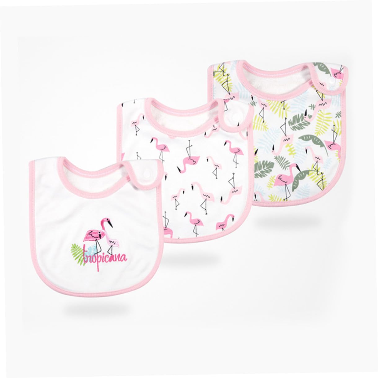 Toyvian Bavoir Serviette De Salive Rose