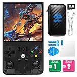R36MAX Retro Handheld Game Console with Open Source Linux System, 64GB TF Card Built-in 18,000+ Classic Video Games, Portable Gaming Console with 4.0-inch IPS HD Screen & 4000mAh Battery (Black 64GB)