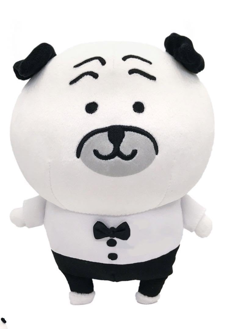 自分ツッコミくま　カフェウェイター　パグさんぬいぐるみ Amazon.co.jp: 自分ツッコミくま カフェウェイター パグさん
