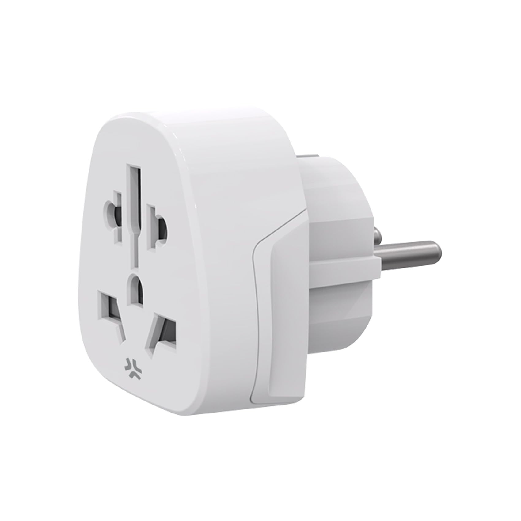 Celly Adattatore Universale Da Viaggio con Presa Schuko Europea Safety Shutter