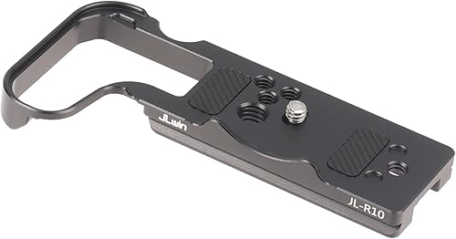 FocusFoto Placa base de liberación rápida QR placa montaje para cámara Canon EOS R10 sin espejo, compatible con trípode estándar Arca-Swiss Ballhead