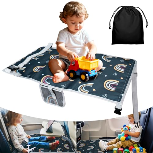 Repose Pieds Avion Enfant, Extension de SièGe pour Enfant, Lit d'avion d'enfant en Bas Âge,...