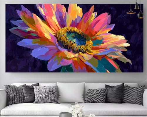 Peinture Diamant 5D Cristal Tournesol pour Décoration Maison Lumineuse
