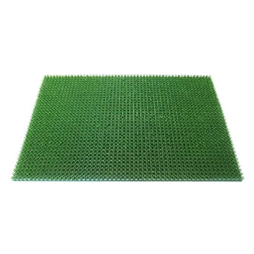 ID Mat Tapis Paillasson Polyéthylène, Vert, 60 x 40 x 1.9 cm