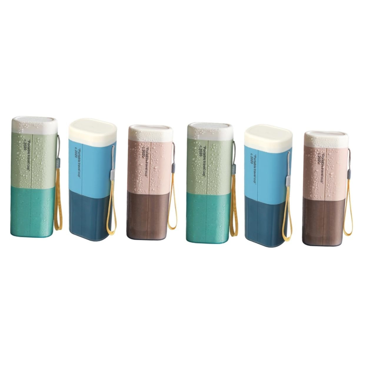 minkissy Lot de 6 boîtes de Rangement en PP pour Brosse à Dents