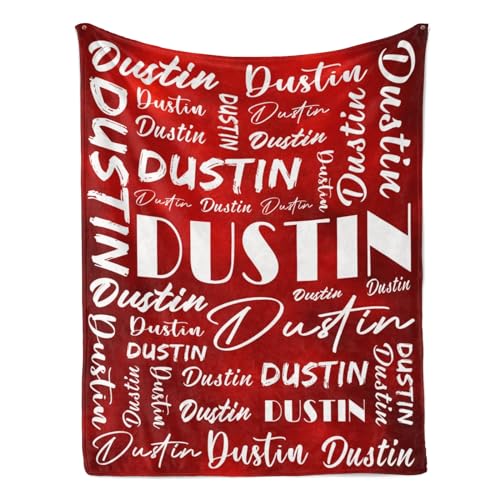 Name Blanket Personalized Name Blanket Customized Blanket with Name Text for Adult Kid Birthday Christmas Mothers Fathers Valentines Day Gift