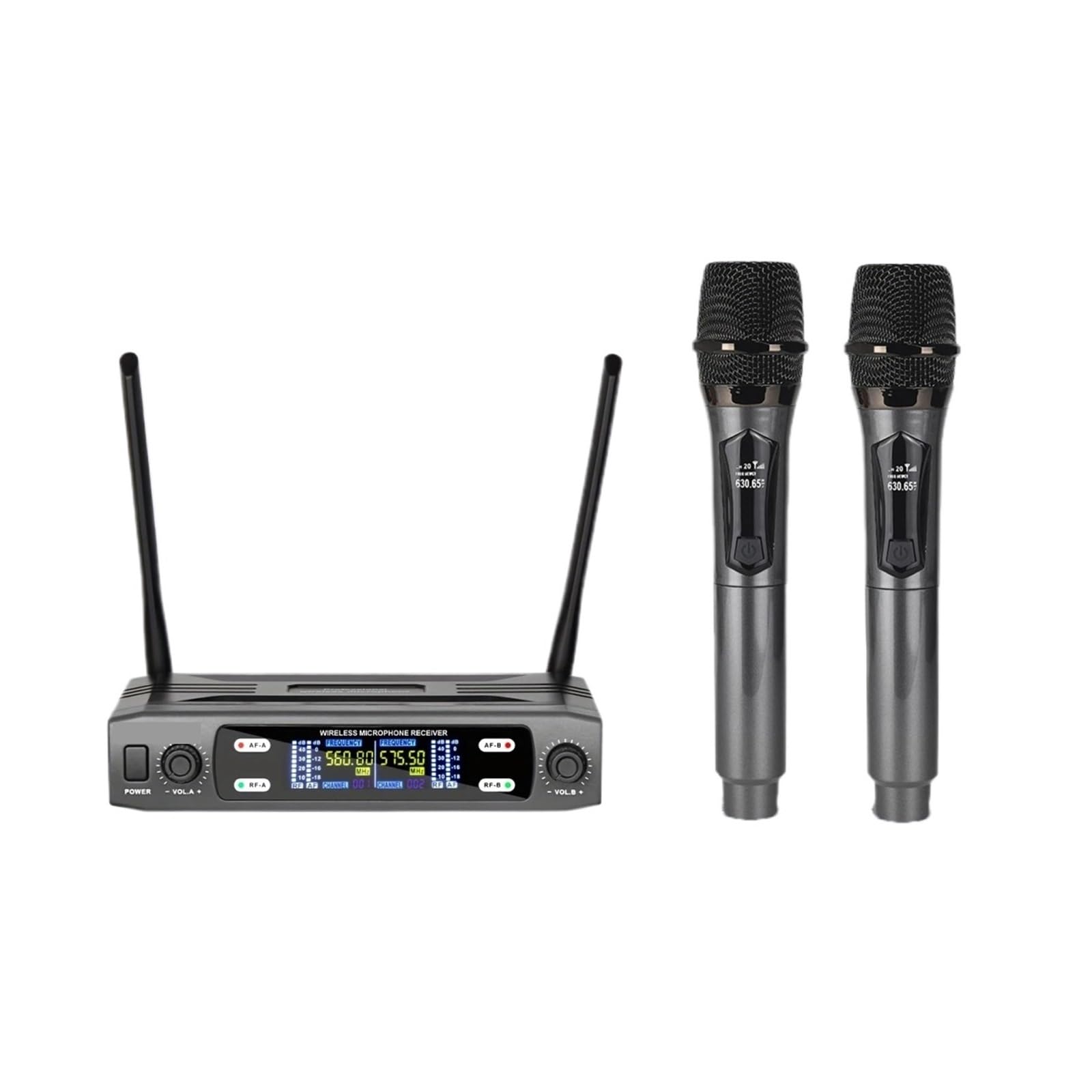 Microfonico Wireless A 2 Canali Dispositivi Karaoke Ad Alta Definizione For Feste In Casa Matrimoni Chiese - Amplificazione Audio Riproduzione Chiara Del Suono