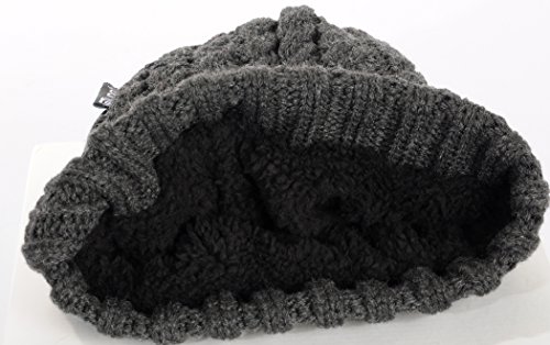 Miuno® Berretto con pompon in pelliccia sintetica con fodera in orsacchiotto MJ173 - Image 5