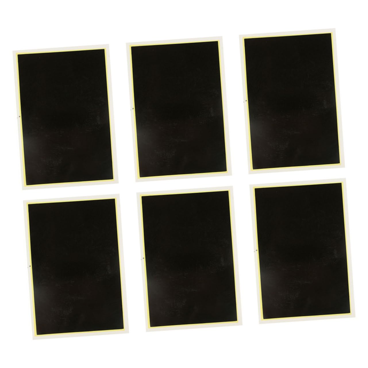 Papier de marquage pour découpe du verre et bijoux : lot de 6 feuilles de gravure Amosfun