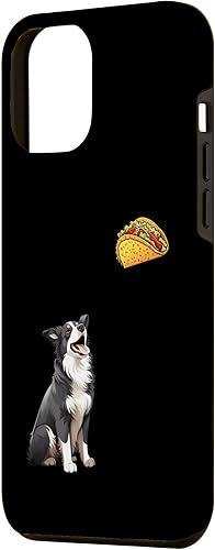 Miniatura 2 de Funda para iPhone 12 Pro Max Border Collie mirando a Taco, divertida funda Border Collie