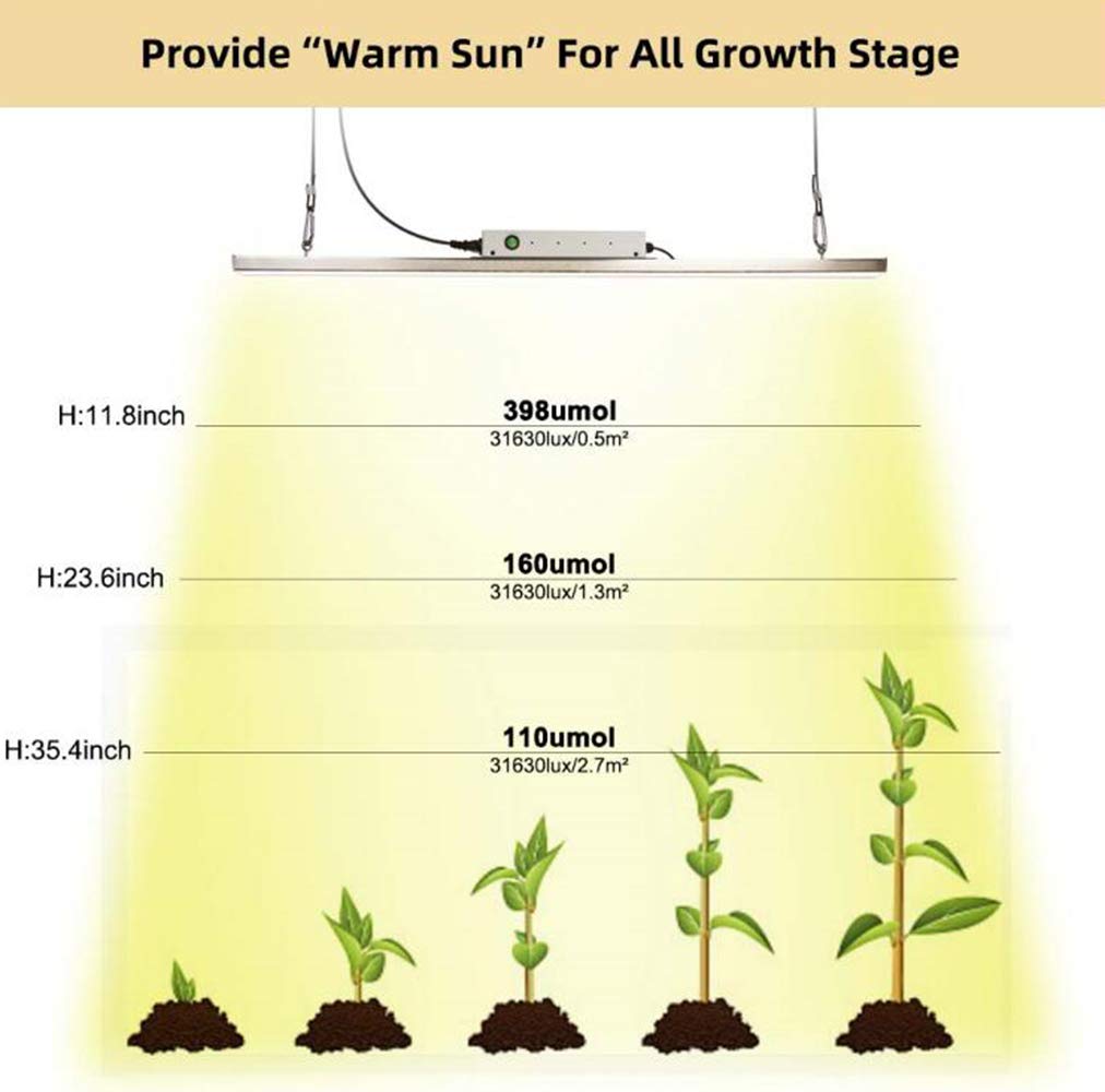 LED Crece la luz de Espectro Completo 3000W 3500K Planta de Interior Luz Crecimiento de Invernadero hidropónico de Plantas de Interior