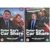 PETER KAY CAR SHARE 1-2 COMPLETE COLLECTION / 1. PETER KAY'S CAR SHARE SERIES 1 / 2. SERIES 2 = ULTIMATE 2x DVD UK SET