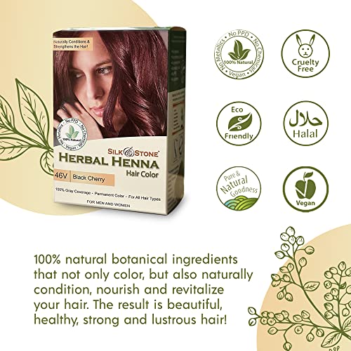 46V Black Cherry Tinte Capilar Herbal Henna miniatura 2