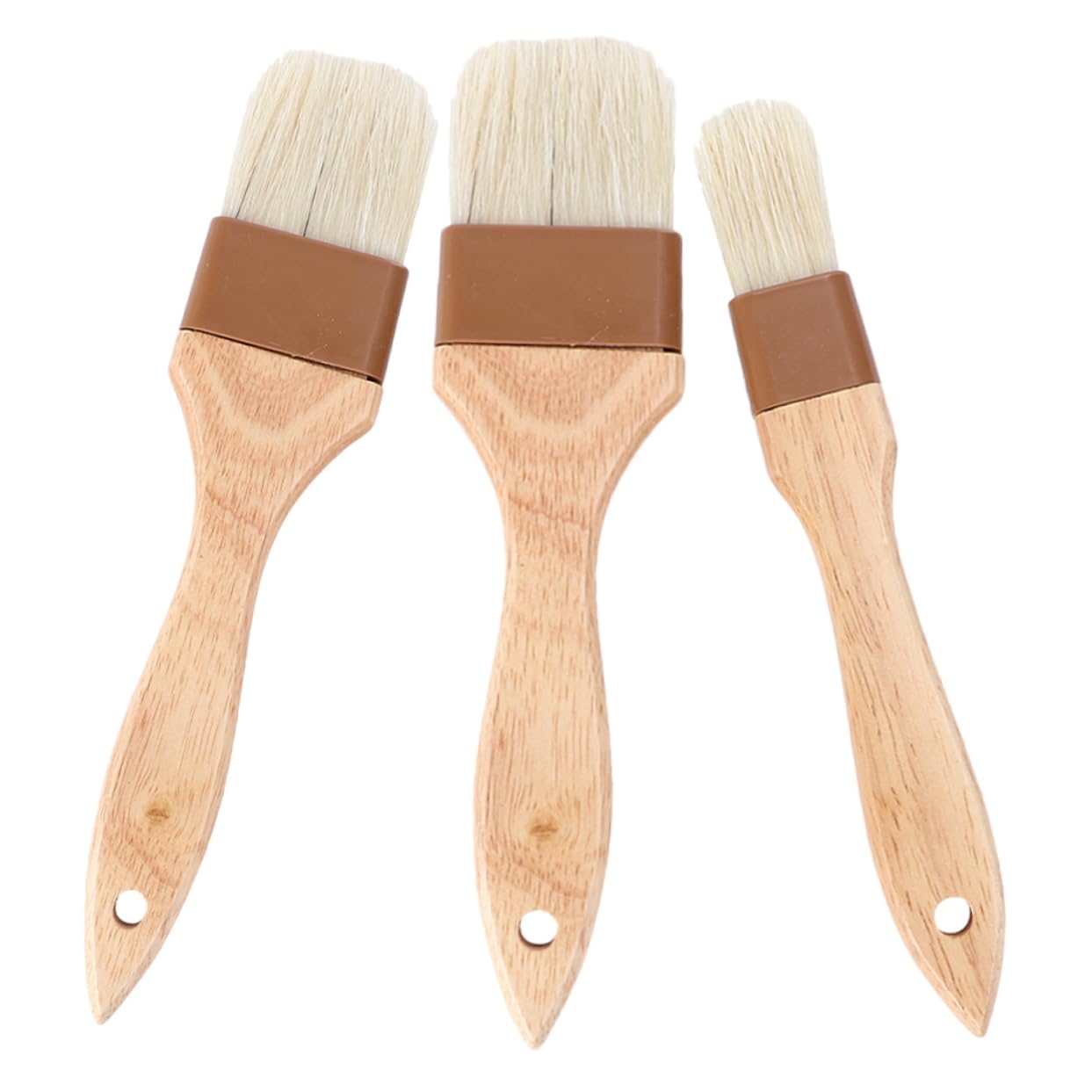 Abaodam 3pcs Food-grade Pastry and Bbq Brush - Oil Brush for Baking Grilling for Sauces Marinades Versatile Kitchen Tool for Meats Desserts and More