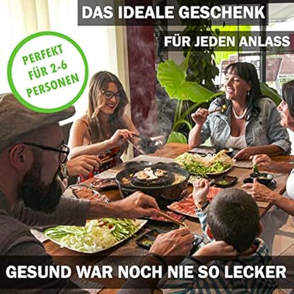TomYang Hot Pot – Der Original Thai Grill, Designed in Germany, Schweizer Antihaftbeschichtung, mehr als 100 Anleitungsvideos & Rezepte. Korean BBQ, Hotpot, Mookata Thai Hot Pot Topf – Bild 6