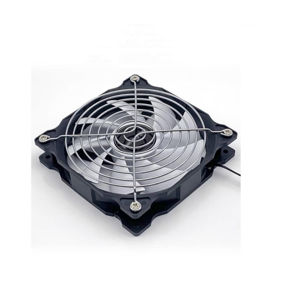 4-Pack Griglie di raffreddamento delle ventole, fatte di Acciaio inossidabile 304, griglie protettive per le ventole del caso ventole della CPU convertitore di frequenza inverter (80mm)