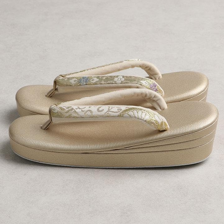 新品】沙織謹製 草履バッグセット 24cm Lサイズ古典柄 帯地 01552 沙織