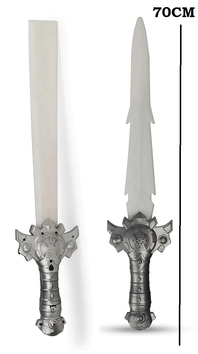 AGAS Plastic Weapon Toy Collection School Play Drama or Party Dress up Kids Toy Weapon Collection for Boys and Girls (ACIENT Swords) 1