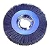 Osborn 22285 Wide Face Abrasive Nylon Wheel Brush, Silicon Carbide Bristle, 6000 RPM, 6" Diameter, 80 Grit