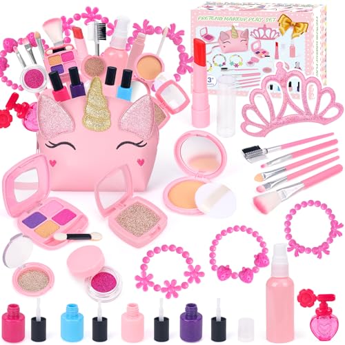 EULRGAUS Unicorn Pretend Makeup Set