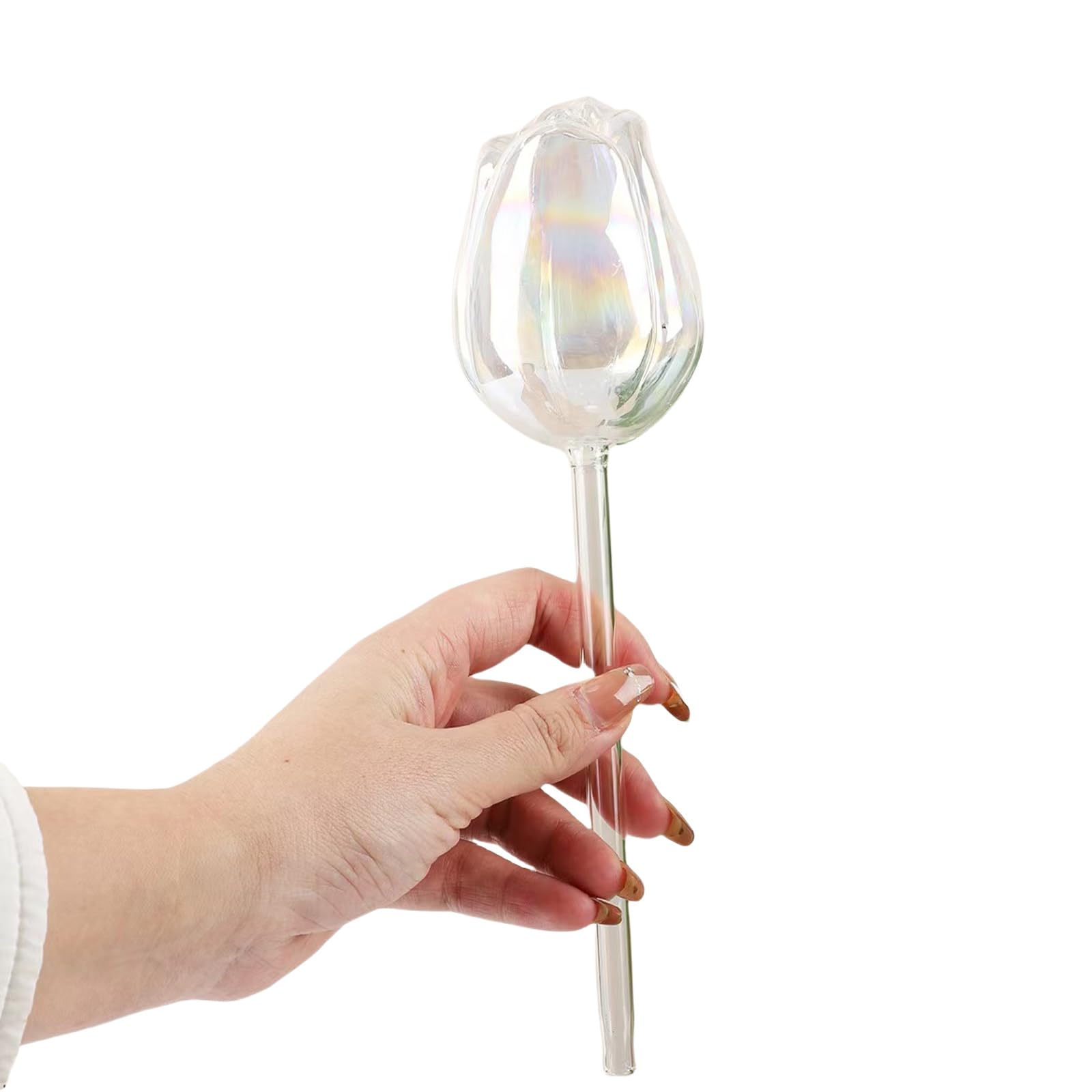 Glass Watering Bulbs, Tulip Shape Automatic Watering Devices Indoor Outdoor Home Gardening Accessories