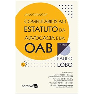 Capa do livro Comentários ao estatuto da advocacia e da OAB - 14ª edição 2022