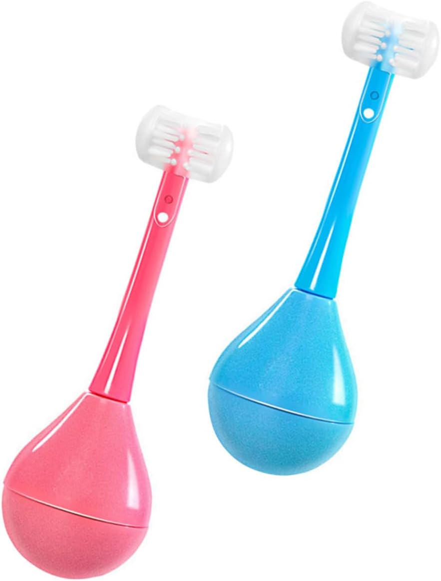 2pcs Boy Girl Toothbrush Boys and Girls Toothbrush Pack Soft Bristles Brush for Whole Mouth Oral Care