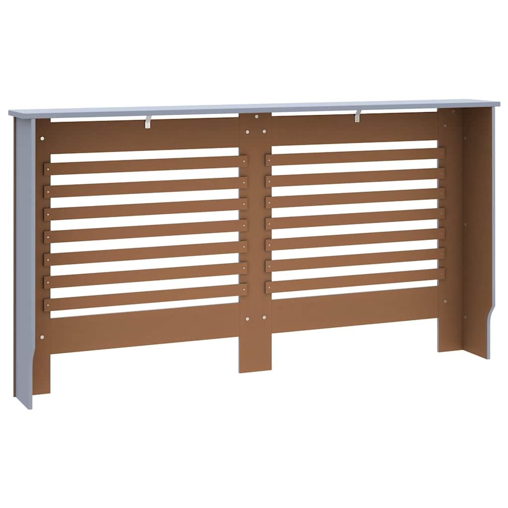Osłona grzejnika, antracytowa, 152 x 19 x 81,5 cm, płyta MDF z lakierem na bazie wody, nowoczesny design, do salonu, piwnicy, garażu, łatwy montaż