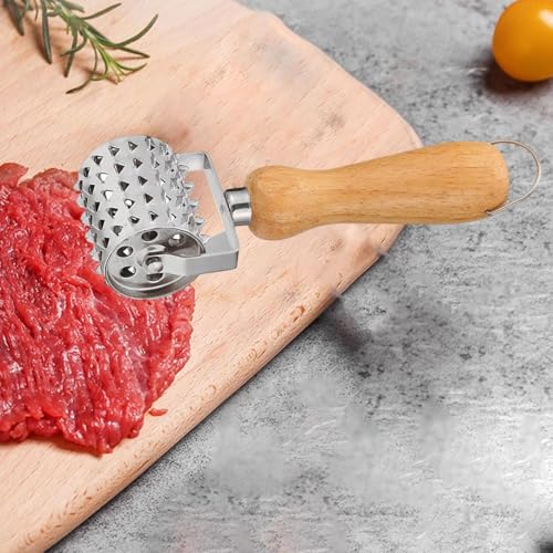 Colcolo Fleischklopfer-Roller, Fleischroll-Weichmacher, praktischer Fleischwolf, Fleischstifte, Locher für Esszimmer, Haushaltsgeräte, Werkzeuge