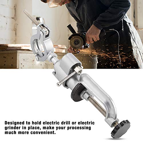 Support De Serrage Pour Perceuse Crevyteg - Fixation Universelle Rotative 360° - Pour Meuleuse Électrique