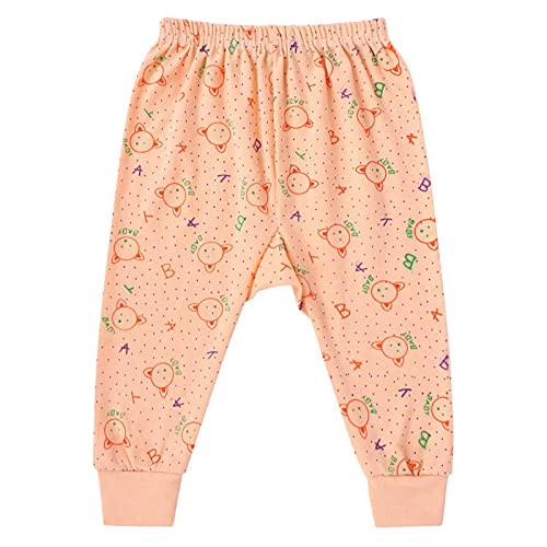 ISHRIN Cotton Assorted Track Pant for Boys and Girls - Regular fit | Loose Fit Track Pants(Pack of 6) (12-18 Months) 4