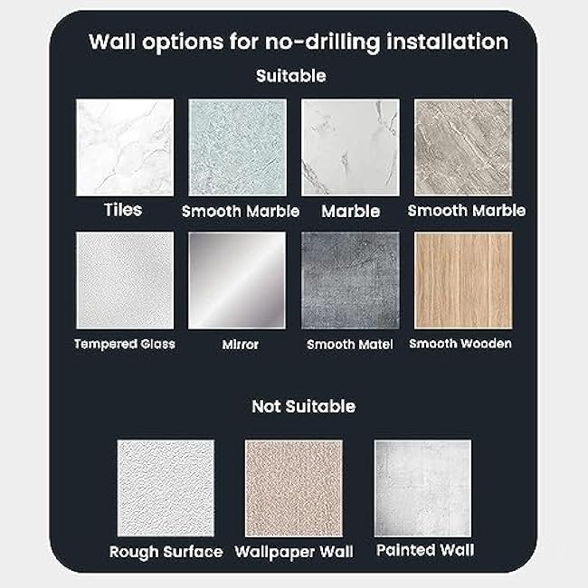 vacane 4 Pack Plastic Over Cabinet Door Organizer, Adhesive Mount Storage Organizer Container Makeup Organizer Hanging Basket Bins for Craft Room, Pantry, Office, Space Saving Holder for Kitchen Bags