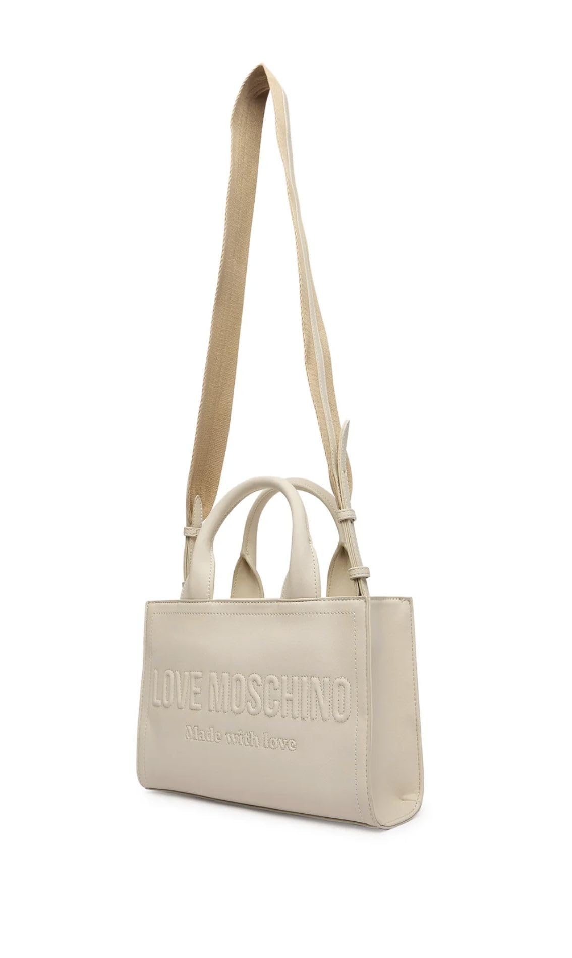 Love Moschino JC4044PP1OLE0110, hecho a mano, para mujer, marfil, única, blanco perla (ral 1013), Talla única