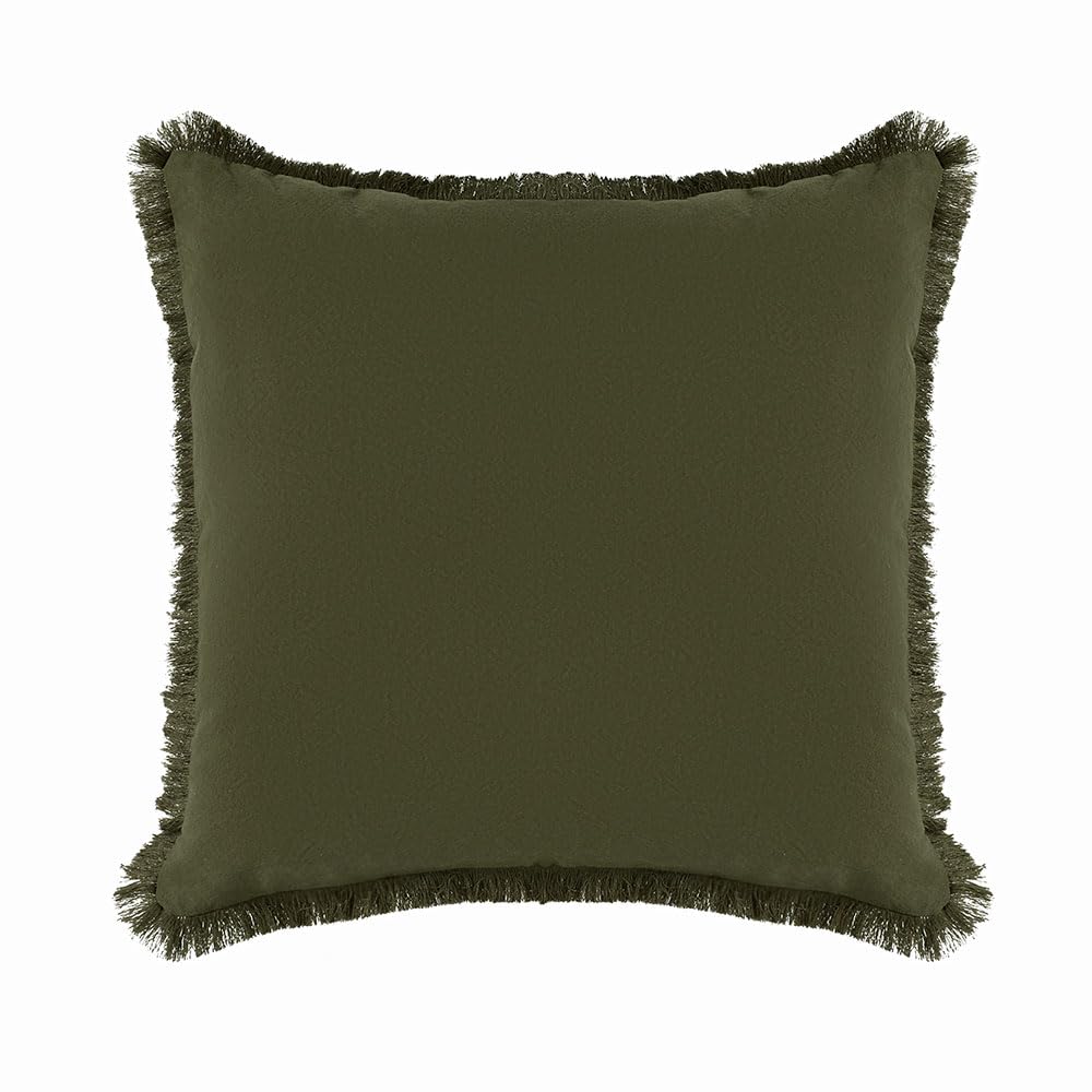 Fgujsur Green-50X50cm Cushion Covers Throw Pillow Cover For Sofa Living Room Tassel Decorative Cushion 30X50 45X45 50X50 Breathable Pillowcase Soft(Green-50X50cm)