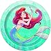 The Little Mermaid Birthday Party Supplies and Decoration for 16 Guests Paper Plates Napkins Cups Table Cover Banner Premium Lavendar Cutlery 