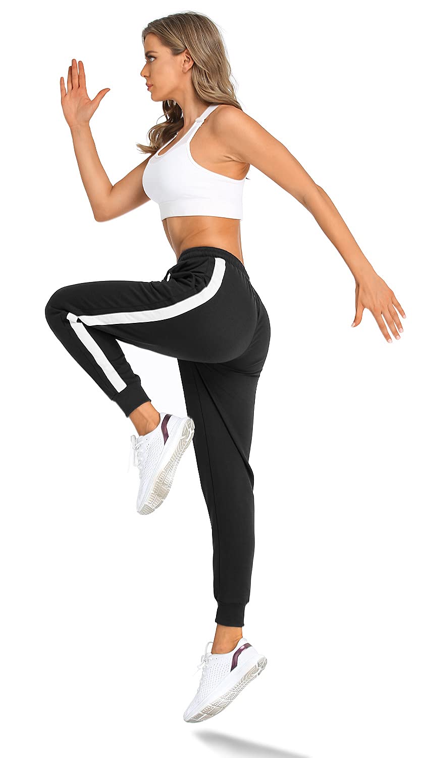 BENNIES Pantaloni Tuta Donna Pantaloni Sportivi Cotone Pantalone Sportivo Pantaloni Felpati con Coulisse Jogging Casual Slim Fit per Yoga Casual Joggers Fitness Corsa Palestra Sport