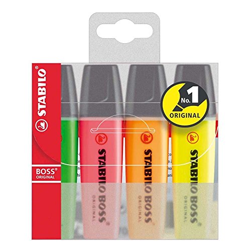 Stabilo Boss Highlighter Pen - Assorted Wallet