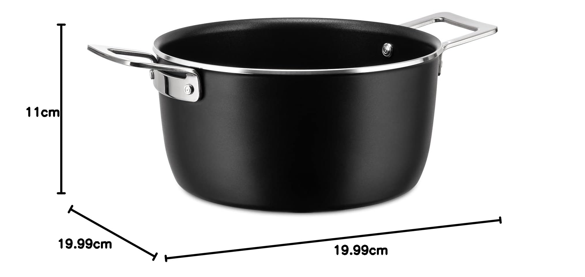 Casseruola Alessi Pots&Pans 16cm - Alluminio Antiaderente - Per Induzione - Design Jasper Morrison - Foto 10