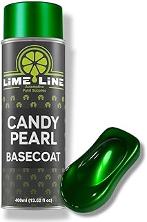LiME LiNE Candy Pearl Basecoat Aerosol Spray Paint - Automotive Custom Car Paint for Pro Results - No Spray Gun Needed (Organic Green)