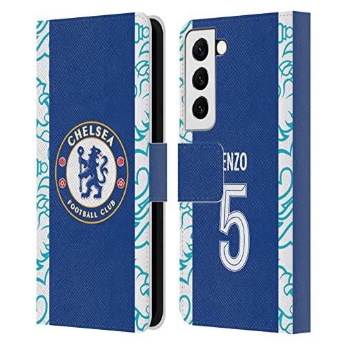Carcasa cuero Samsung S22 5G Chelsea Enzo Fernández funda tipo libro
