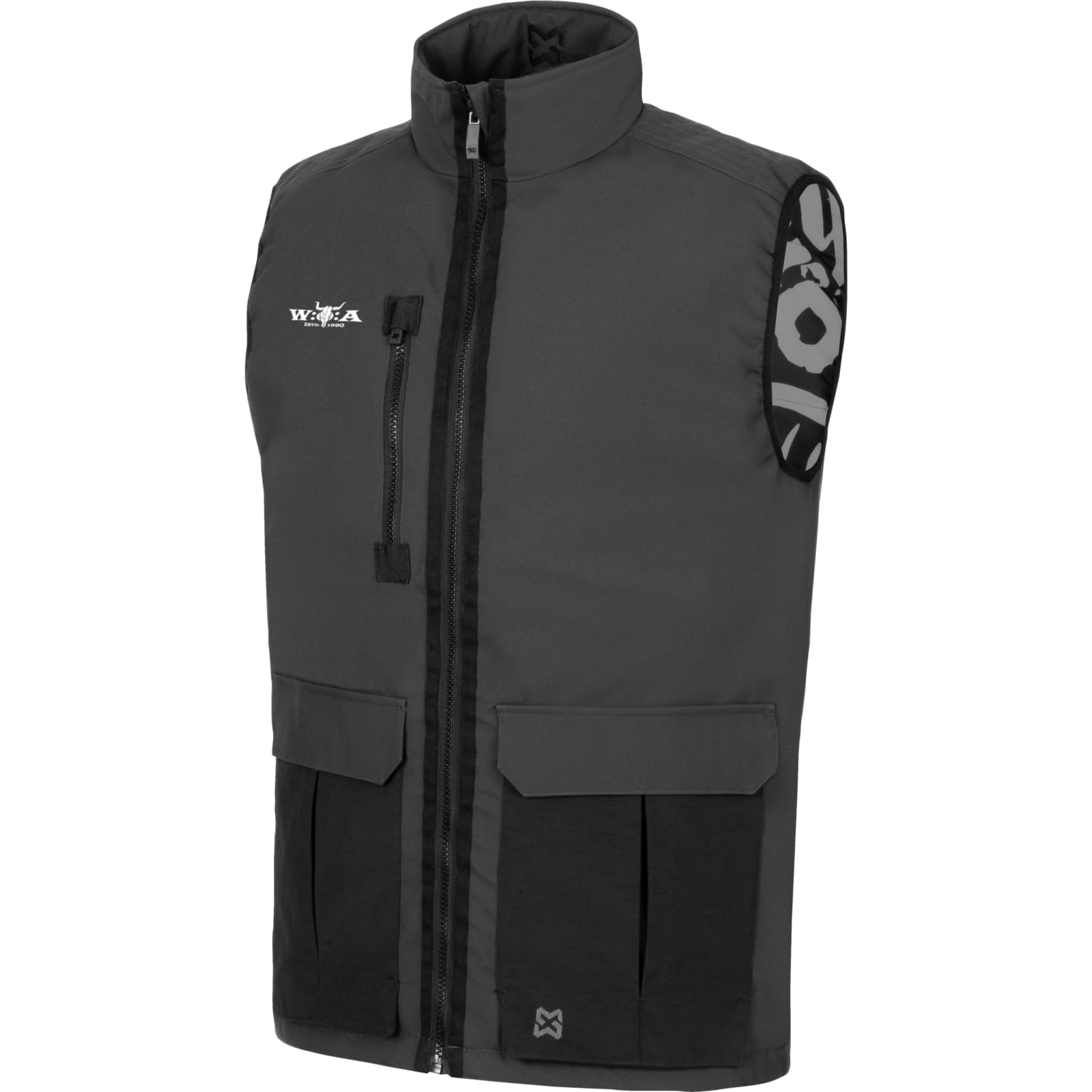 WÜRTH MODYF Weste Urban für Herren - Exklusive Wacken Edition - Gr. XS-6XL | Wattierte Wendeweste – beidseitig tragbar für maximale Flexibilität im Alltag - ideal fürs Festival