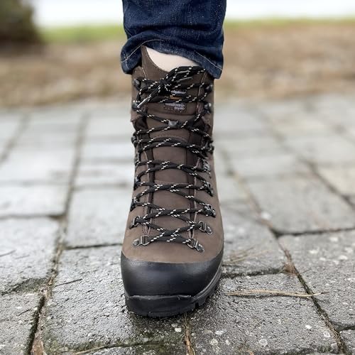 Alpina NEPAL Premium Men’s Mountaineering Boots – Nubuck Leather Sympatex Waterproof Hiking Boots with Slip Resistant Sole, VCP Fit System, E-Foam Cushioning, Crampon Compatible, Handmade in Europe 6