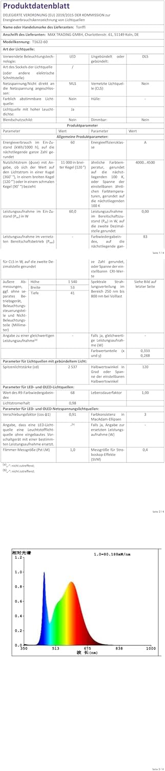 TONFFI LED Feuchtraumleuchte 150CM, 4000K Neutralweiß Verknüpfbar LED Deckenleuchte Röhre 60W, IP65 Wasserfest Wannenleuchte Werkstattlampe 7000LM für Keller Lager Garage Warenhaus