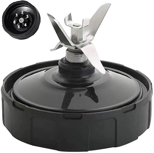 6 aletas Ninja Blender cuchillas piezas de repuesto 4 pulgadas de diámetro compatibles con Nutri Ninja Auto iQ BL451-70 BL454-70 BL455-70 BL480