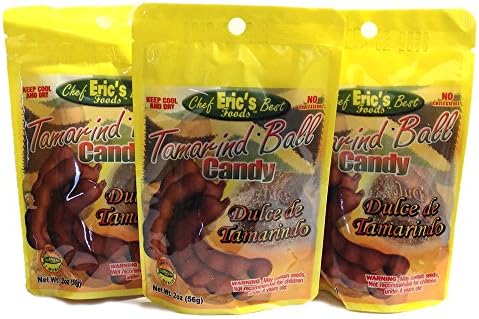 Chef Eric's Tamarind Ball Candy 2oz (Pack of 3)