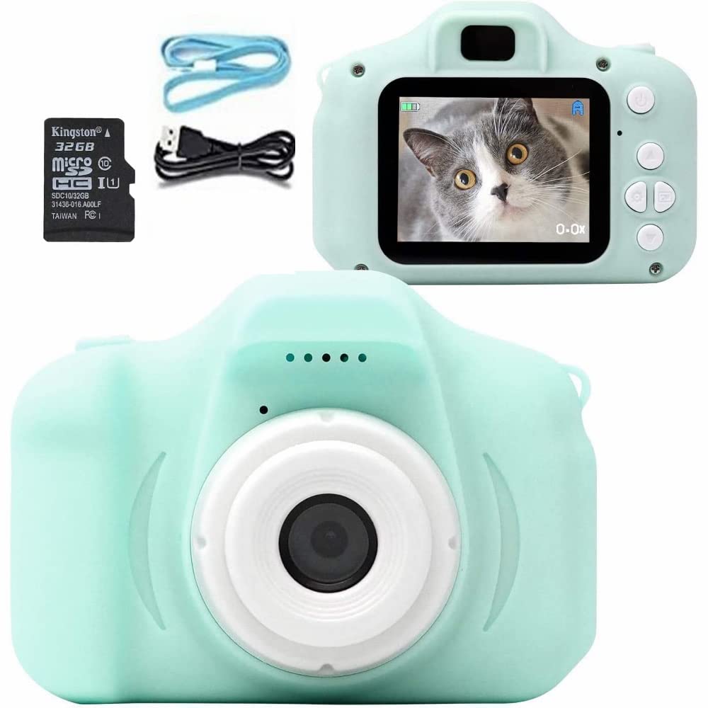 Amazon.co.jp: Shopingu トイカメラ グリーン キッズカメラ 子供用