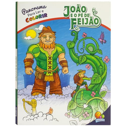 Panorama para Ler e Colorir: João e o Pé de Feijão: