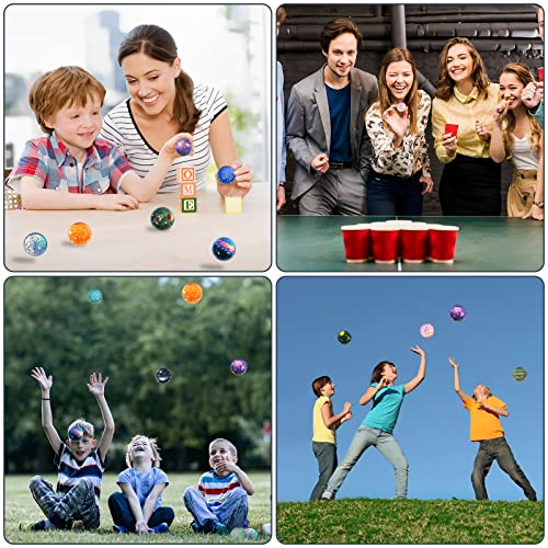 Annhao 30 Stück Flummies für Kinder, Flummi Planeten Spielzeug Geschenk Kindergeburstag Mitgebsel Groß Set für Mädchen Jungen give aways mitgebsel Kindergeburtstag gastgeschenke Partygeschenke (32mm)