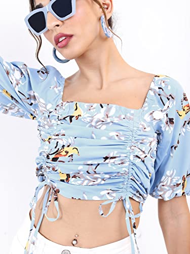 Image of KETCH Women Regular Fit Printed Short Sleeve Tops