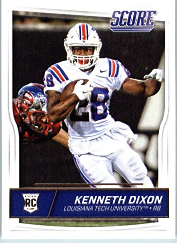 2016 Score #351 Kenneth Dixon Louisiana Tech Bulldogs Football Rookie Card